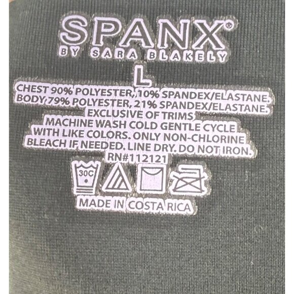 Spanx By Sara Blakely Black Scoop Neck Body Shaper Shaping Slip Dress Shape Wear - Picture 11 of 12